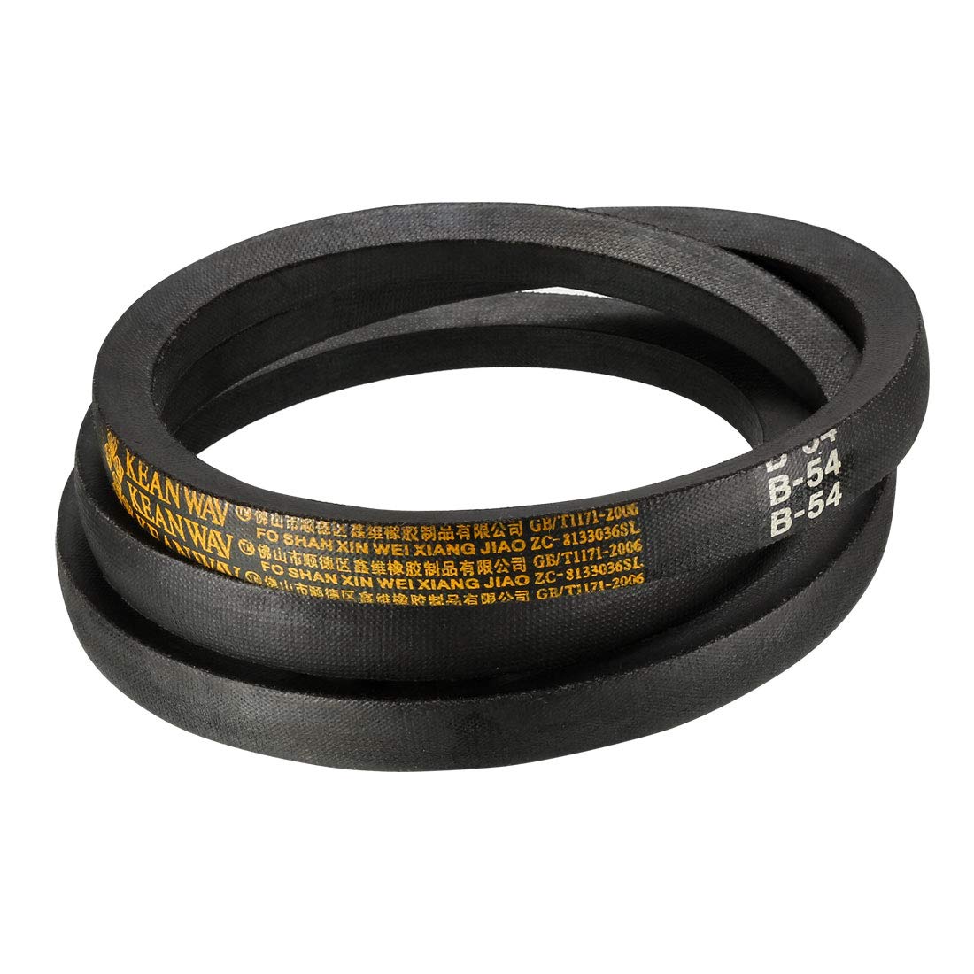 sourcing map B-54 V-Belts 54" Inner Length, B-Section Rubber Drive Belt