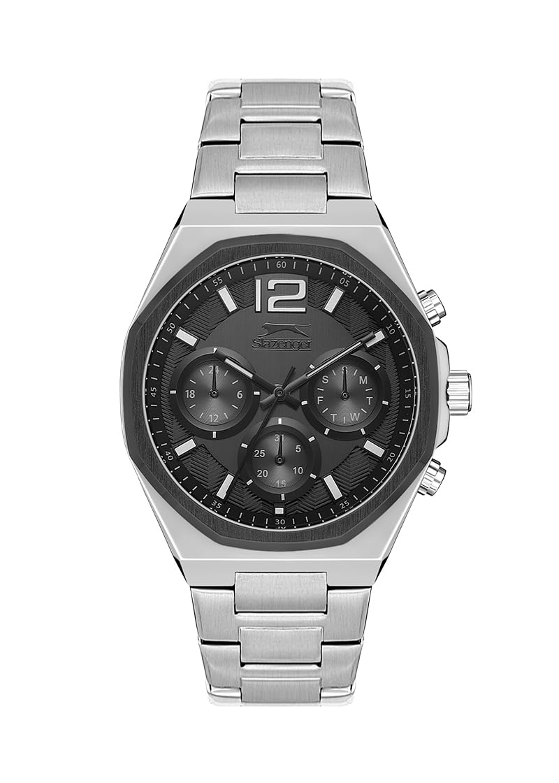 SLAZENGER Analog Black Dial Mens Watch-SL092106205 (B0CTTMYL5F) Amazon Price History, Amazon Price Tracker