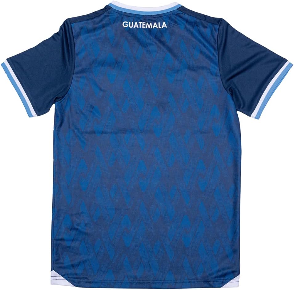 Umbro Men's Guatemala Away Soccer Jersey 2021-22 (XX-Large) Navy, Sky Blue