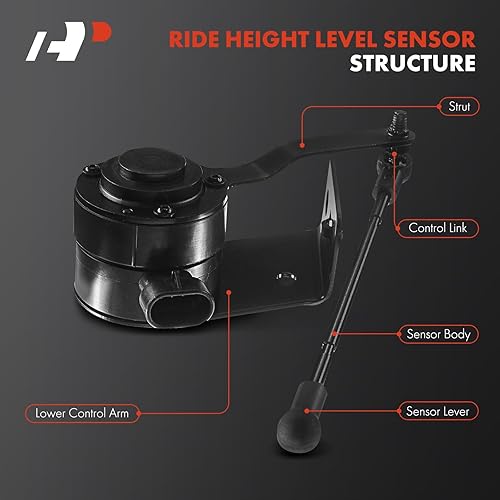 Miniatura 3 de A-Premium Sensor de nivel de altura de conducción compatible con GMC Yukon y Chevrolet Tahoe, Avalanche, Suburban 1500 y Cadillac Escalade