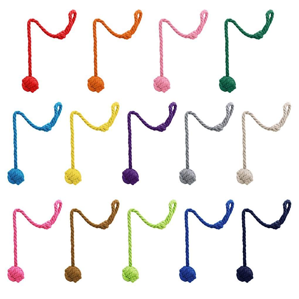 Embrasses de rideaux en coton avec motif boule unique, embrasses décoratives pour rideaux et rideaux, idéales pour la décoration de la maison