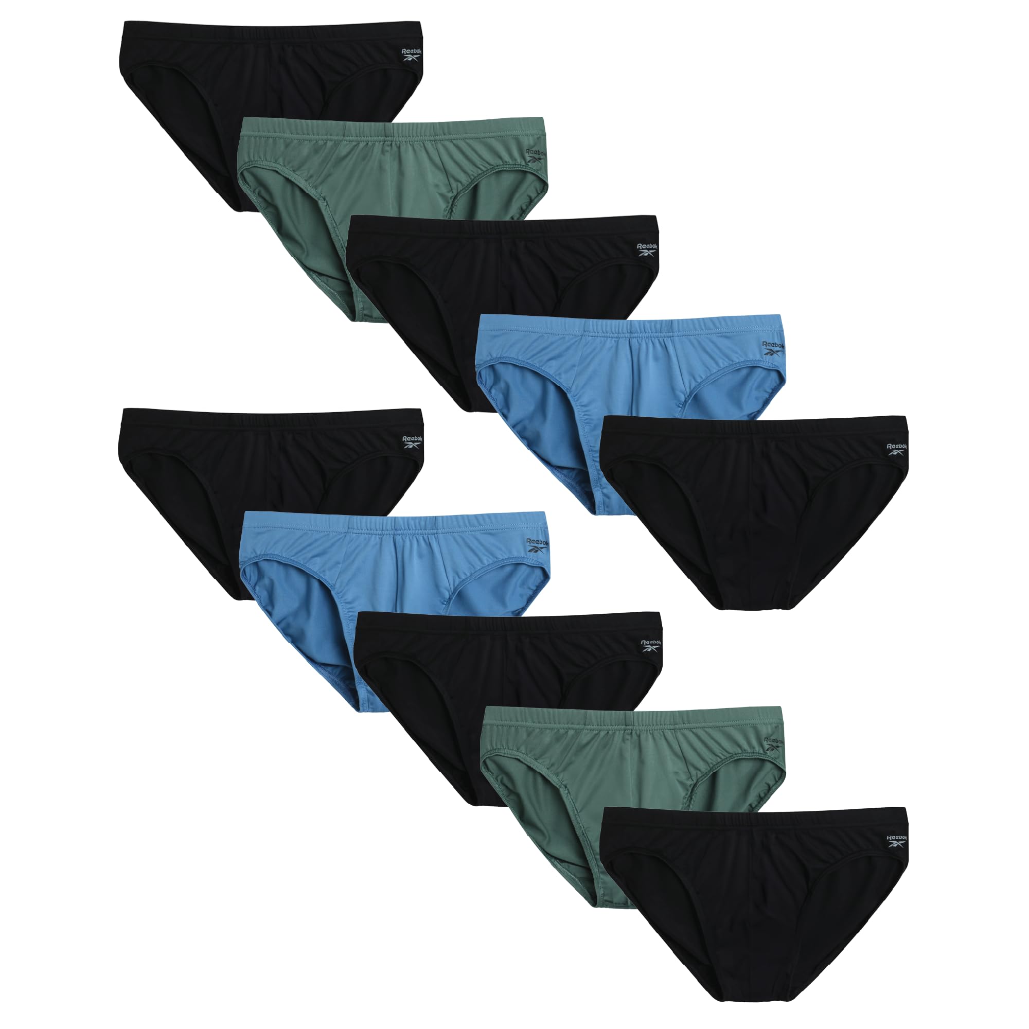 Reebok Low Rise Briefs 10-Pack