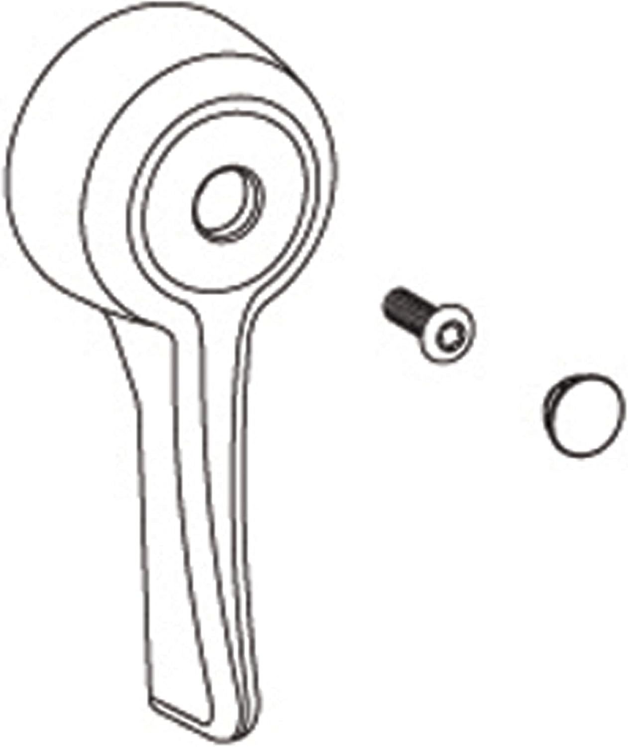 Moen 100079 Lever Handle Kit 3-Function Transfer Valve Kit, Chrome