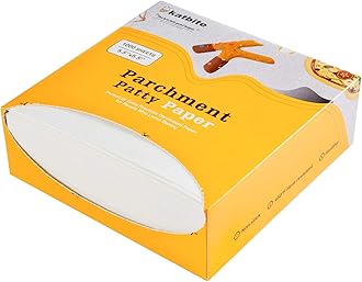 Katbite Hamburger Patty Paper 1000Pcs, 5.5"x5.5" Non Stick Parchment Paper Squares Sheets for Patty Seperate, Burger Press, Ground Beef, Freezing or Candy Wrappers, Use for Oven, Microwave or Freezer