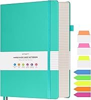 Vista 26 de Cuaderno de rayas universitarias, cuaderno grande con rayas B5, cuaderno de trabajo de 314 páginas numeradas con calcomanías de índice, papel