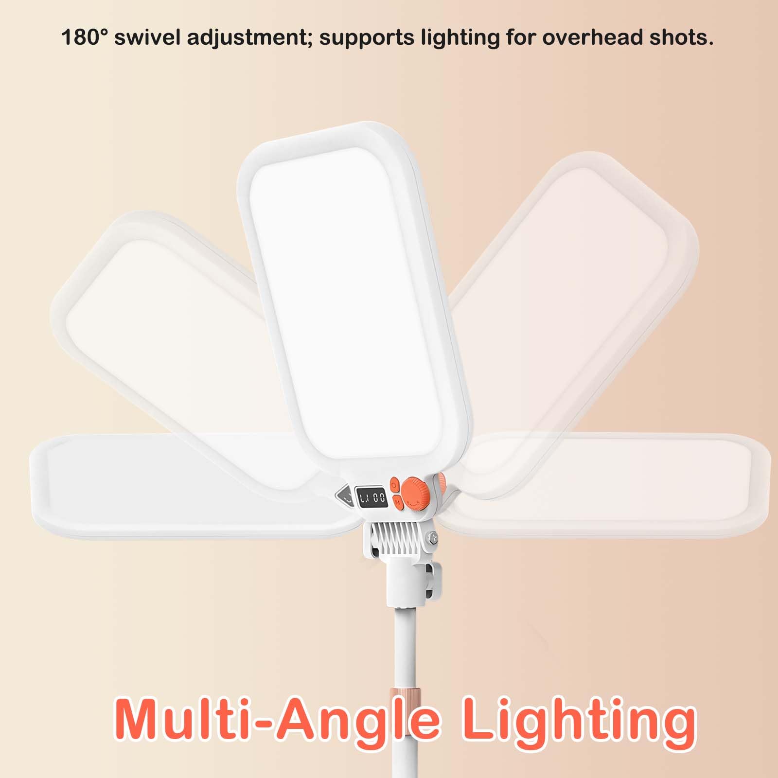 Luce per Live Streaming Video, Fill Light per Streaming su PC e Mobili | Lampada LED per video su YouTube, TikTok, Strumenti per Creatori di Contenuti e Influencer