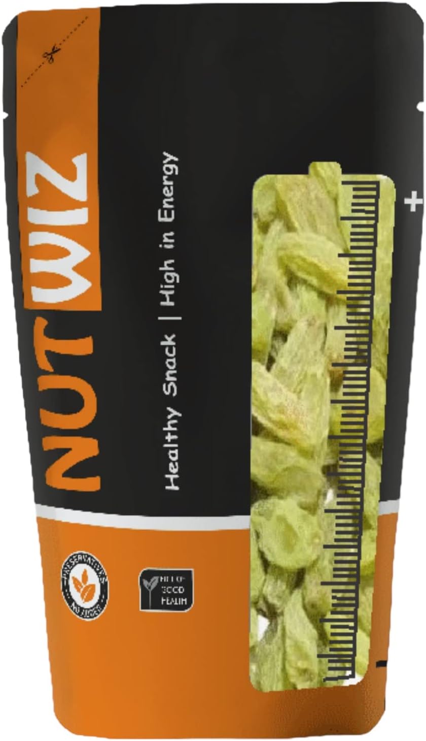 Nutwiz Premium Raisins (Kandhari Raisins/Kishmish, 750G), Fresh