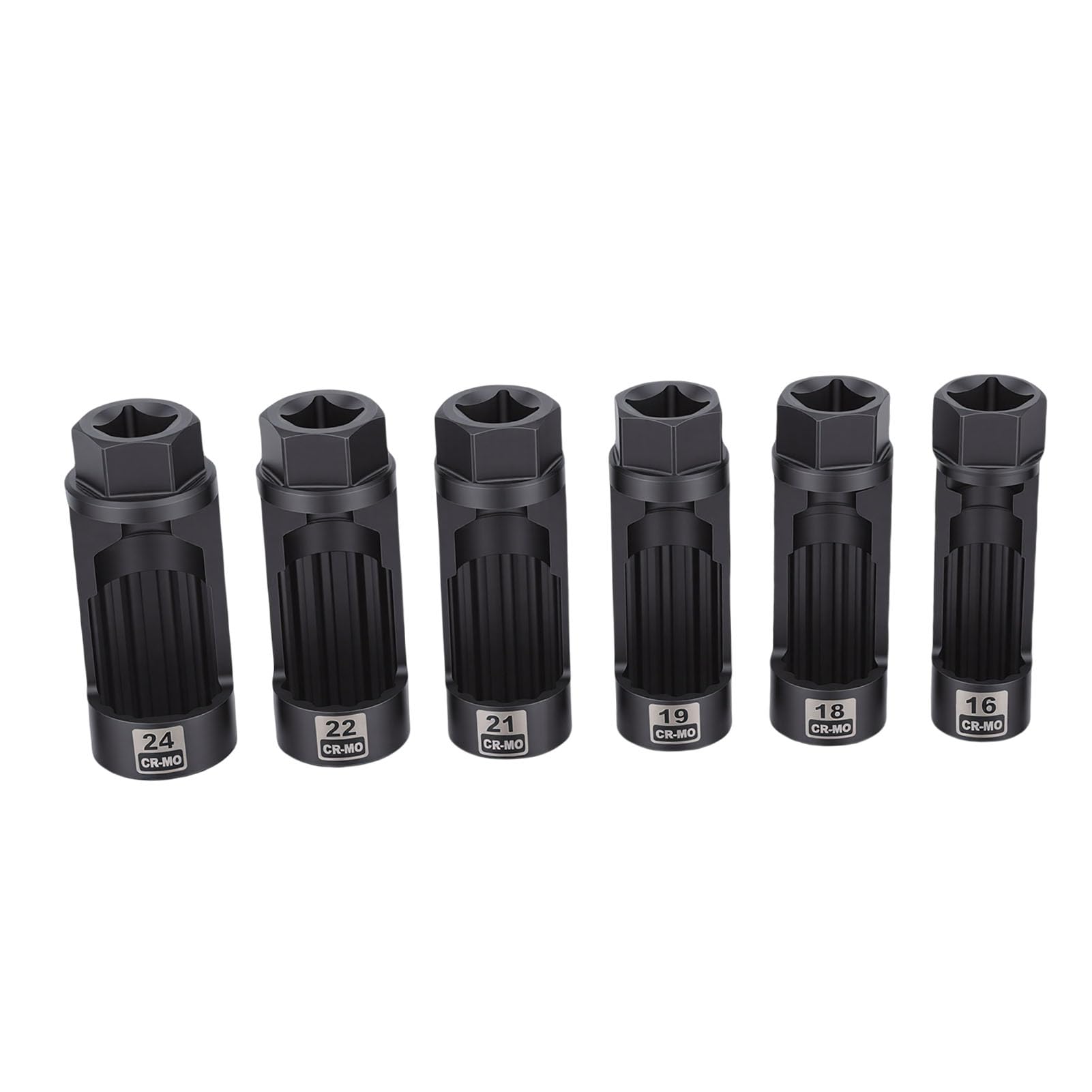 6 szt. Zestaw Nasadek do Nakrętek Kolumn Zawieszenia 16mm 18mm