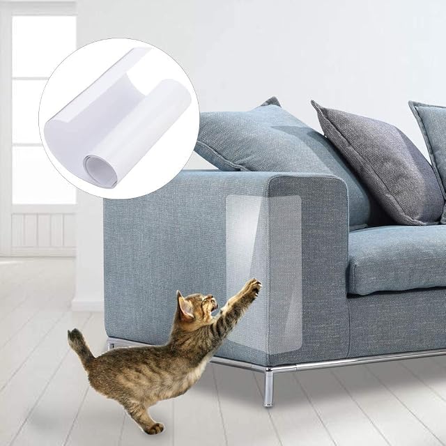 Wifehelper 2 Unids Sofá Protectora Gato Anti-arañazos Etiqueta de Protección de Muebles Scratch Guard Mat…
