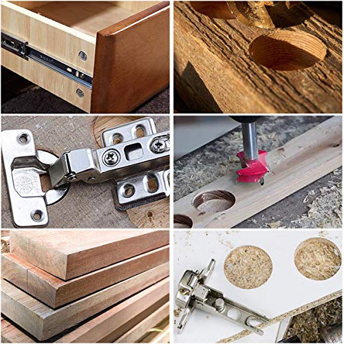 Flintronic Forstnerbohrer Set, Holzbohrer (Ø 15-35 mm) für präzise Bohrungen
