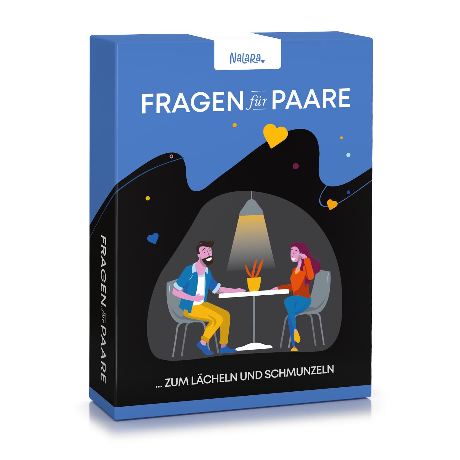 nalara Fragen für Paare … zum Lächeln und Schmunzeln - Das Paar-Spiel mit lustigen Fragen als Geschenk für deinen Partner Valentinstag oder Jahrestag für sie und ihn