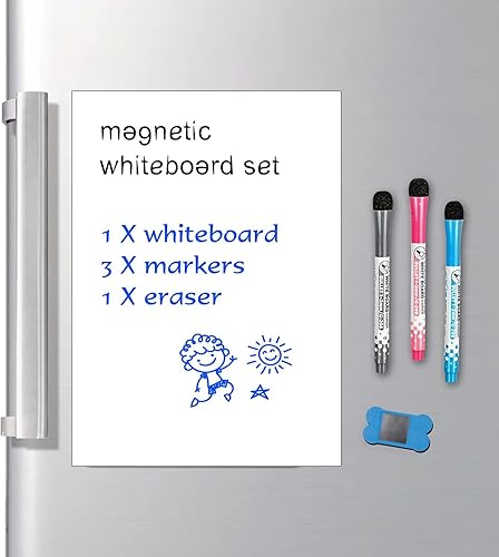 Miniatura 3 de Pizarra blanca magnética de limpieza en seco autoadhesiva para cualquier superficie lisa con nueva tecnología resistente a las manchas para lista de