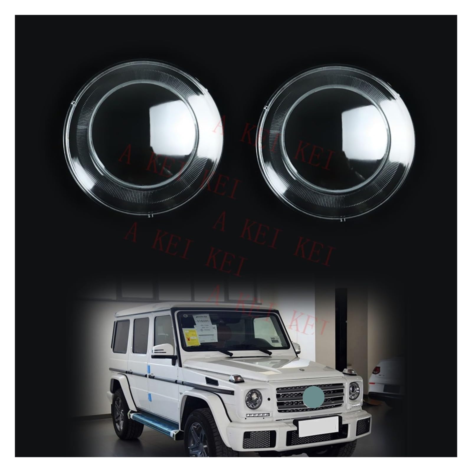 Gクラス　ヘッドライトカバー　W463 Amazon.co.jp: 車のヘッドライト レンズ カバー ベンツGクラス