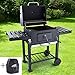Produktbild RAMROXX 38333 RAMROXX® BBQ XL Holzkohle Grillwagen Smoker Barbecue Grill RX850 mit Abdeckung