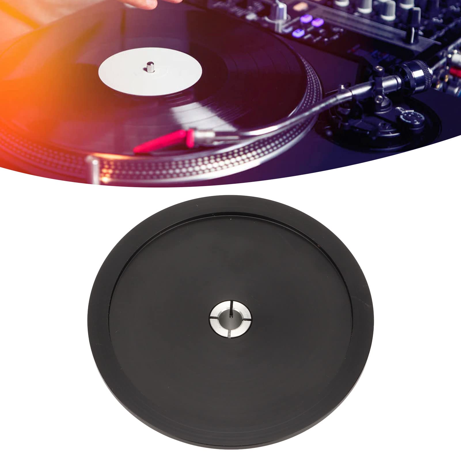 Estabilizador de Peso de Registro, Abrazadera de Peso de Tocadiscos de Vinilo, Abrazadera de Registro para Disco de Tocadiscos de Tocadiscos LP de Vinilo, Reducción de Ruido