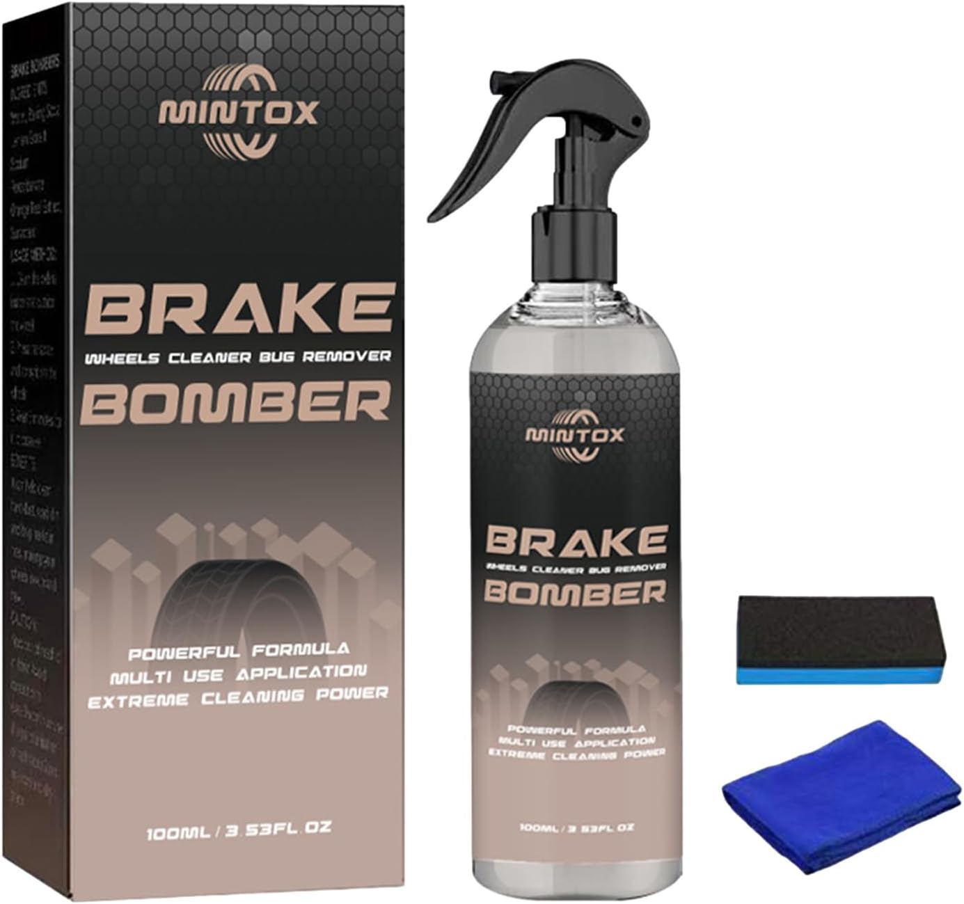 Amazon.co.jp Brake Quiet Spray, 100l Efficient Brake Cleaner Spray