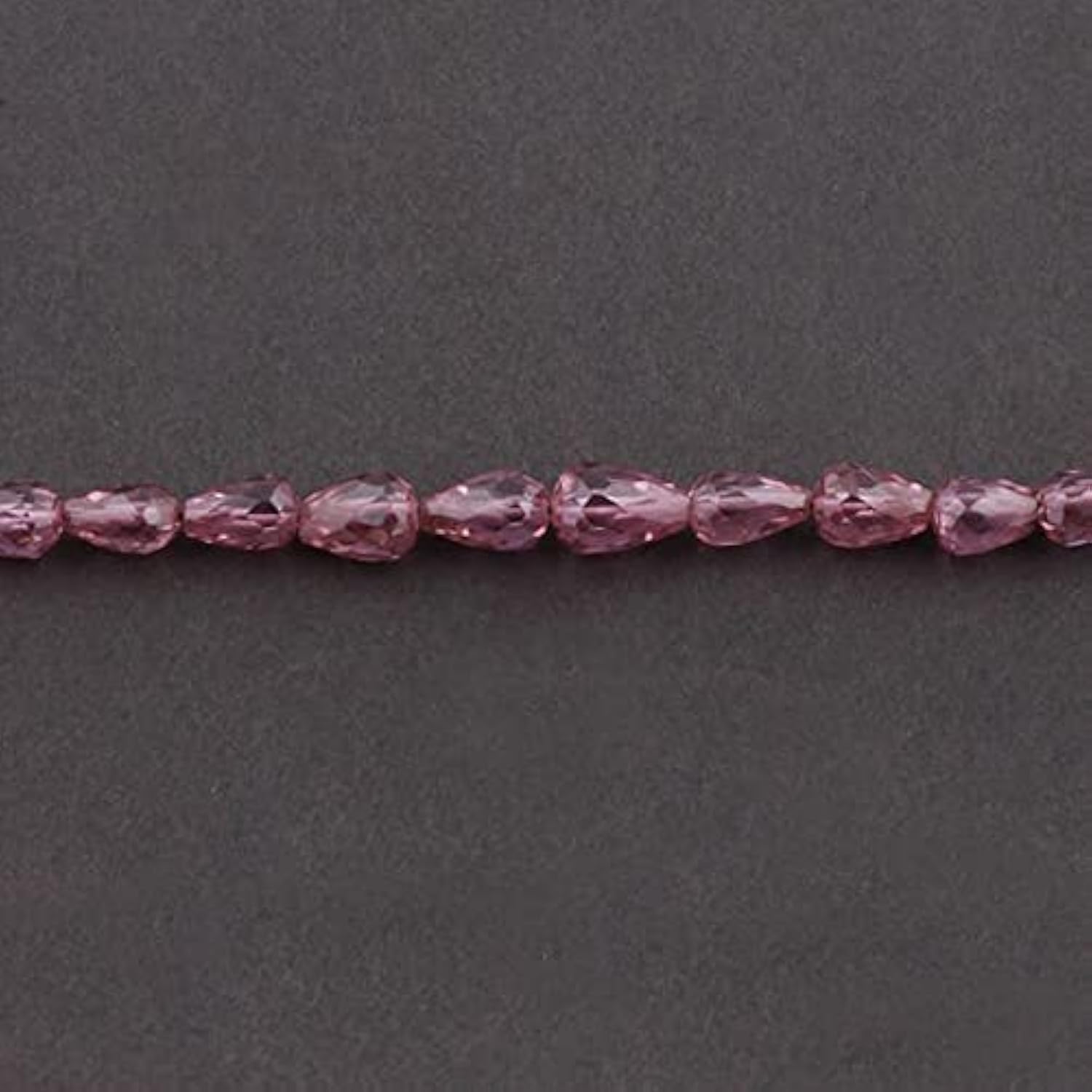 Zircon rose naturel LKBEADS briolettes facettées haut de gamme pour joaillerie fine