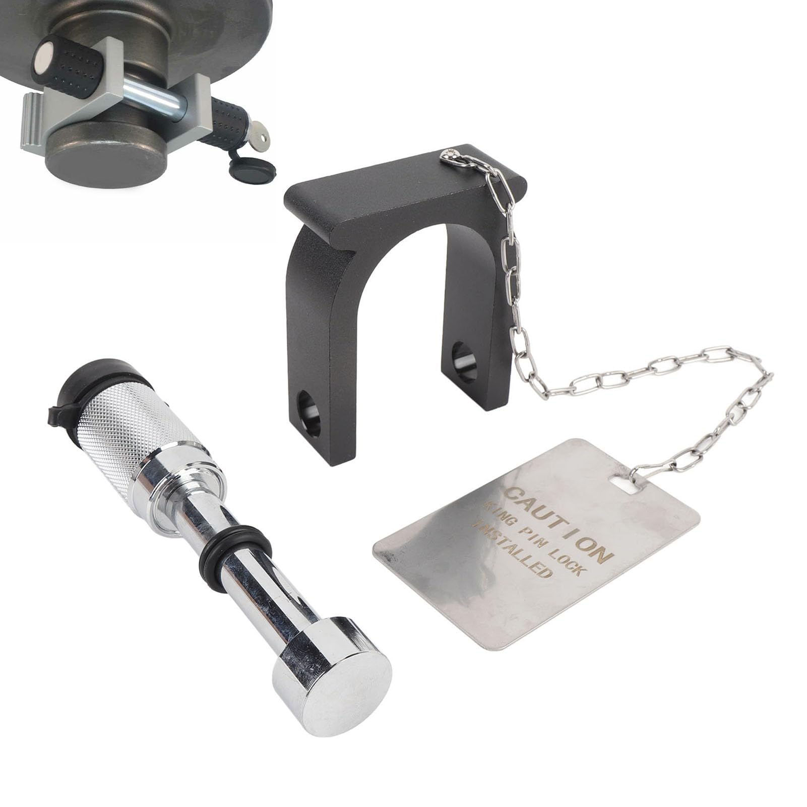 5th Wheel Trailer King Pin Lock Weather Proof Protection for Road