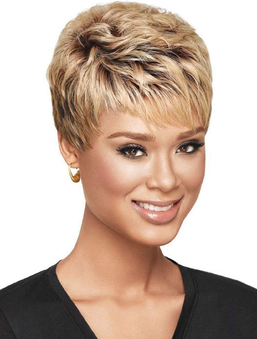 TEXTURED PIXIE Wig #1107 Created by Sherri Shepherd NOW line for LUXHAIR - Color Selected: 2