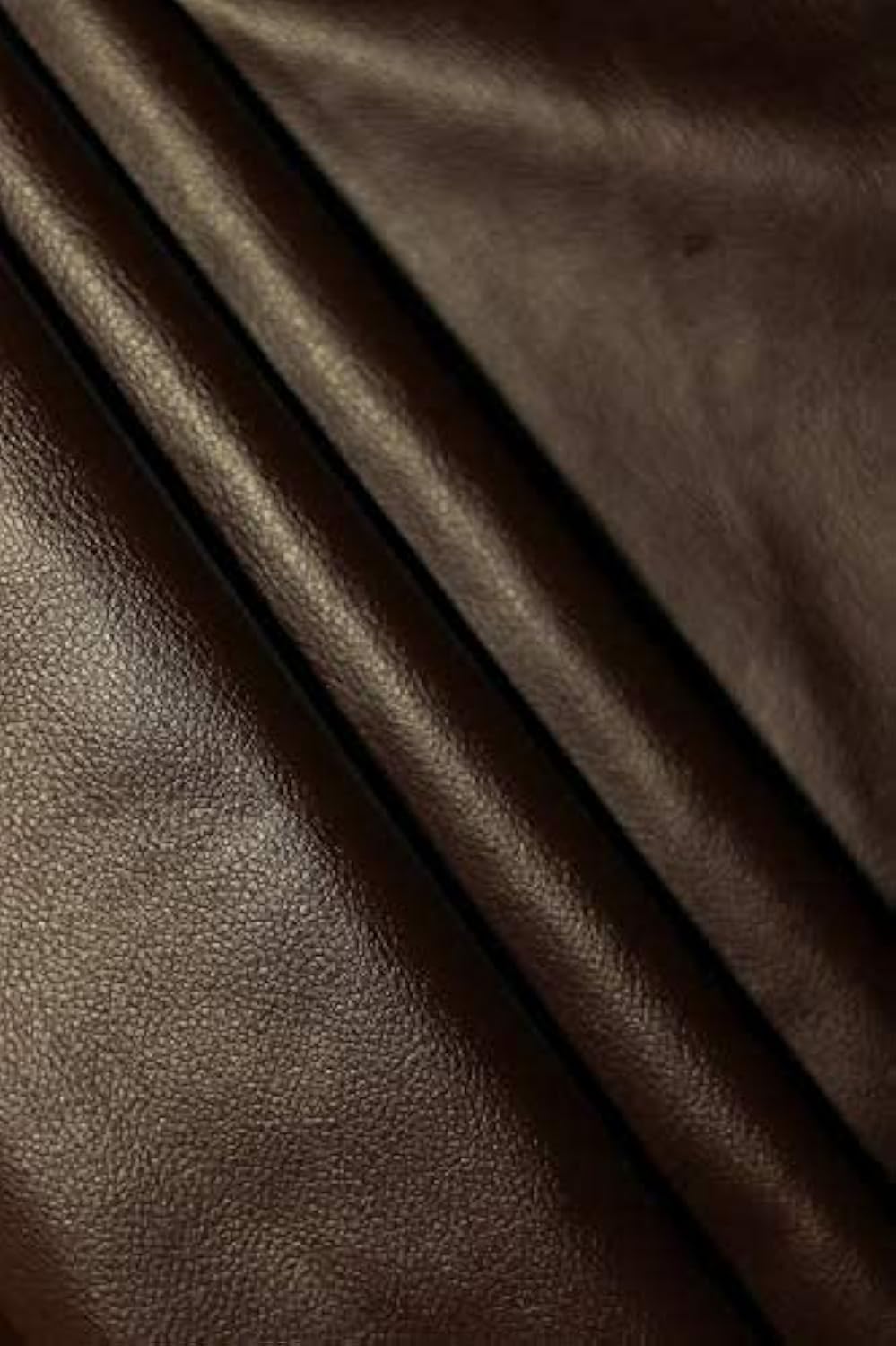 Dipak Poly Fabric PU Mix, Matte Finish - Upholstery Rexine/Artificial Leather Sheet (Brown, 1 Meter, 140 cms)