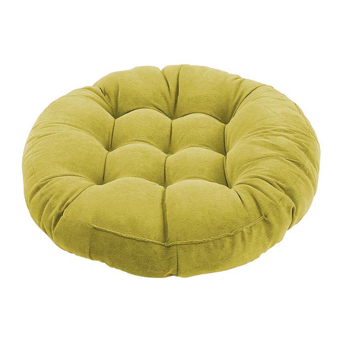 Morbido cuscino da pavimento in corda, 55 x 55 cm, spessore 10 cm, cuscino per sedia da giardino, finestra a bovindo, giallo-B, decorazione per la casa, uso esterno