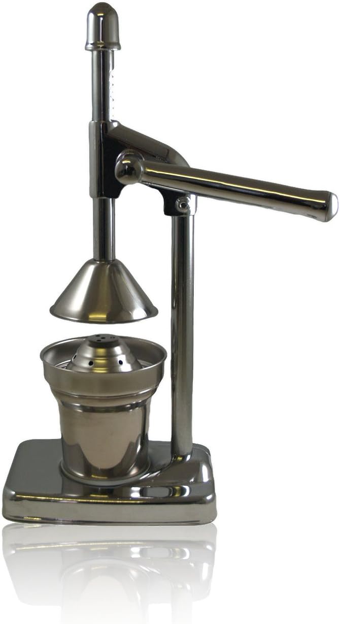 Citrus Juicer Lever Juice Extractor Chromed Massive Metal Style
