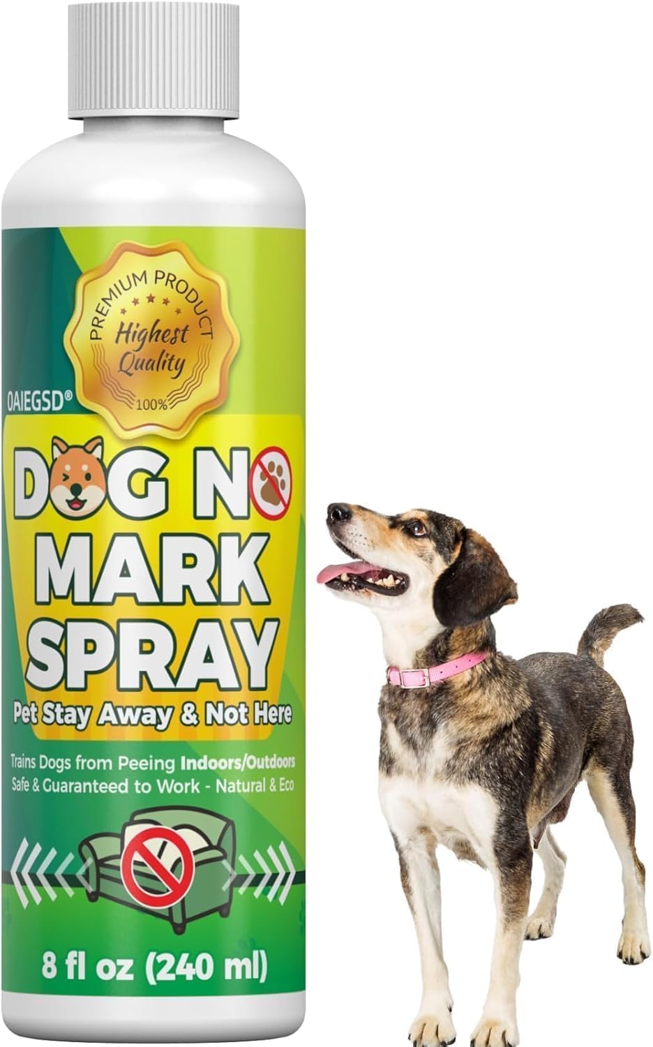 8 Ounce Dog Anti Marking Not Here Spray | Puppy House Training Corrector, Pet Stay Away Home Pee, Trains Your Pet Not Go Here Spray