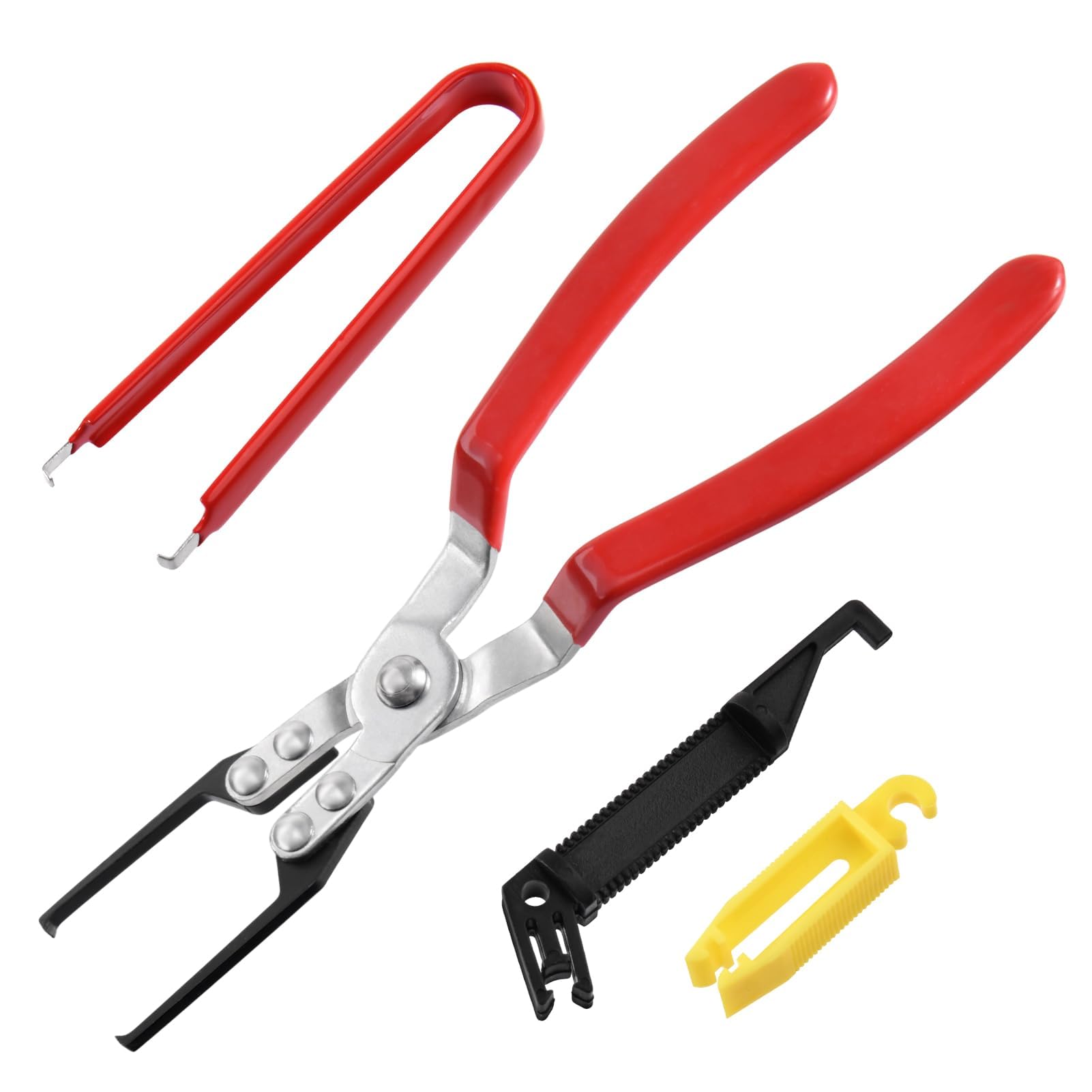 LEONTOOL Relay Puller Pliers, 4-Pack Automotive Relay Narzędzie do usuwania bezpieczników do samochodów osobowych, ciężarówek, pojazdów, akumulatorów, terminali