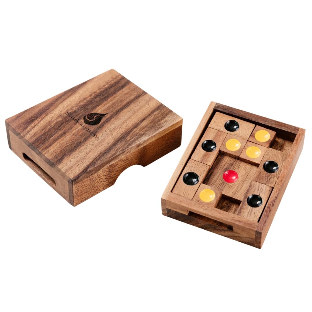 Amazon.com: Setting Sun: STEM Sliding Block Puzzle AKA Huarong Dao