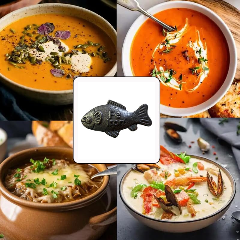 Poisson en fer contre l'anémie x3 pour eau et cuisine - 5