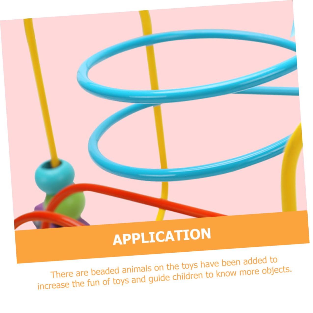 GARVALON Gioco Didattico Labirinto di Perline 1 Pz in Legno per Bambini | Decorazioni Scuola, per Compleanno e Festività, Superficie Liscia senza Bava, Aiuta la Presa