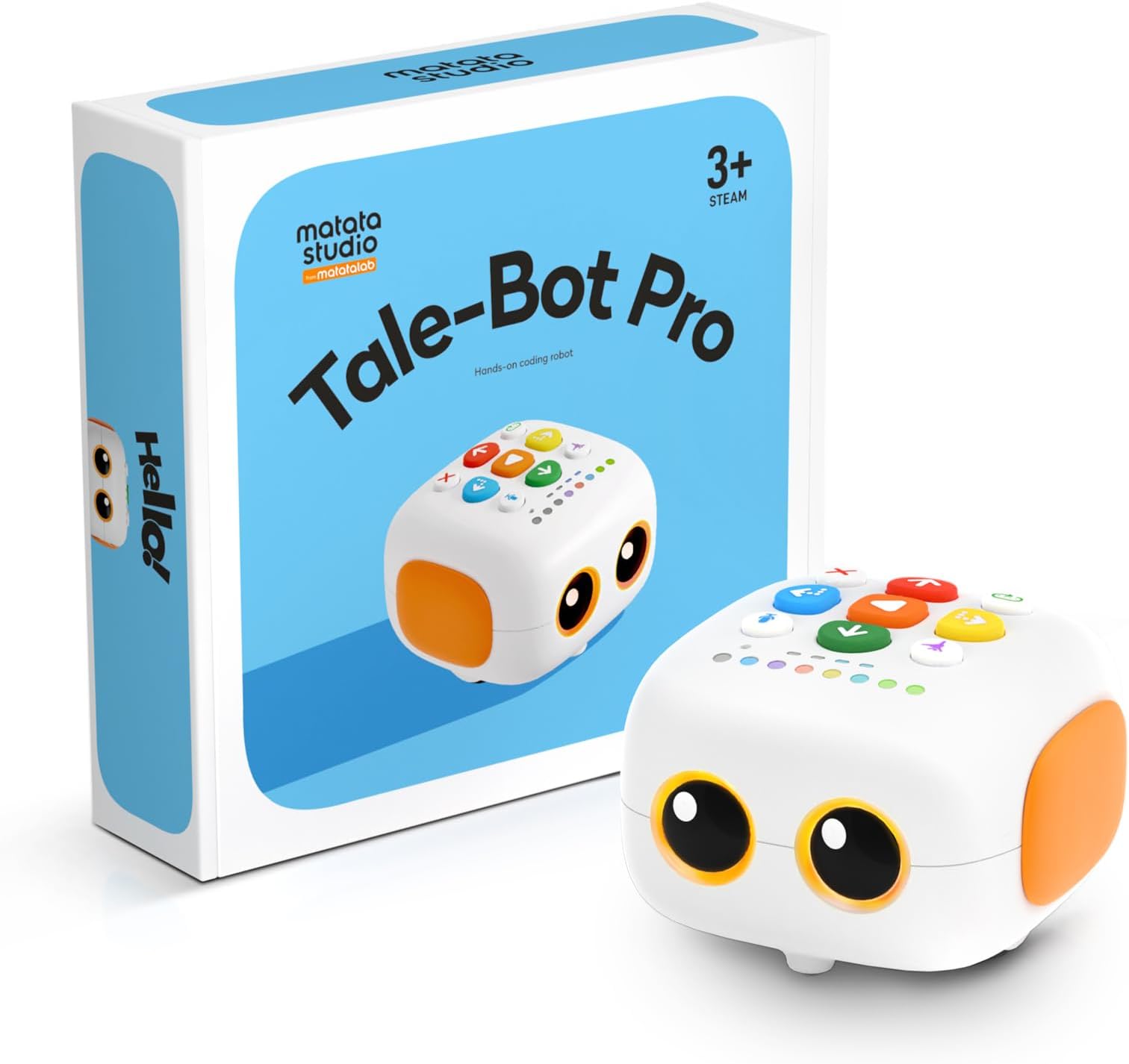 Matatalab TaleBot Pro Coding Robot Kit for Kids 3-5 Years Old, Educational Learning Toy, STEM Interactive Robotics, Screen Free Toys, Preschool Toys for Toddlers Learn Early Programming in Home School