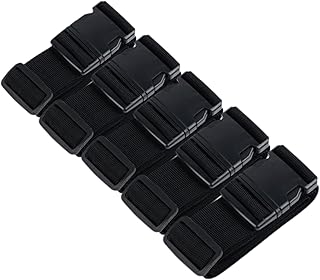 Cinto 5 Peças Com Fivela Cinto Resistente Pacotes De Dia Para Viajar Cinta De Amarração Cinto De Bagagem Mala Trava De Cinto Alça De Bagagem Para Bolsa De Mão Alças De