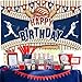 Vintage Baseball Party Decorations - Happy Birthday Banner for Boys, Kids, Teens - Large Retro Sport Themed Party Supplies for Birthday, Anniversary Decor