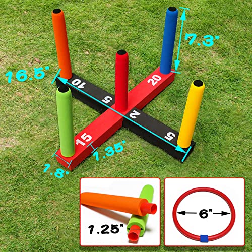image for YDDS Ring Toss Game for Kids, Indoor & Outdoor Game for Family and Adu