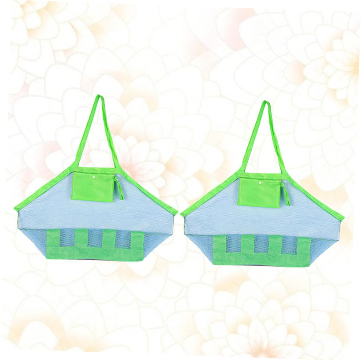 ibasenice 6 Pcs Sac À Pliable Sac À pour Jouets De Sable s pour Enfants Grand Fourre-Tout Jouets De Jeu en Plein Air pour Les Enfants À L'Extérieur pour De