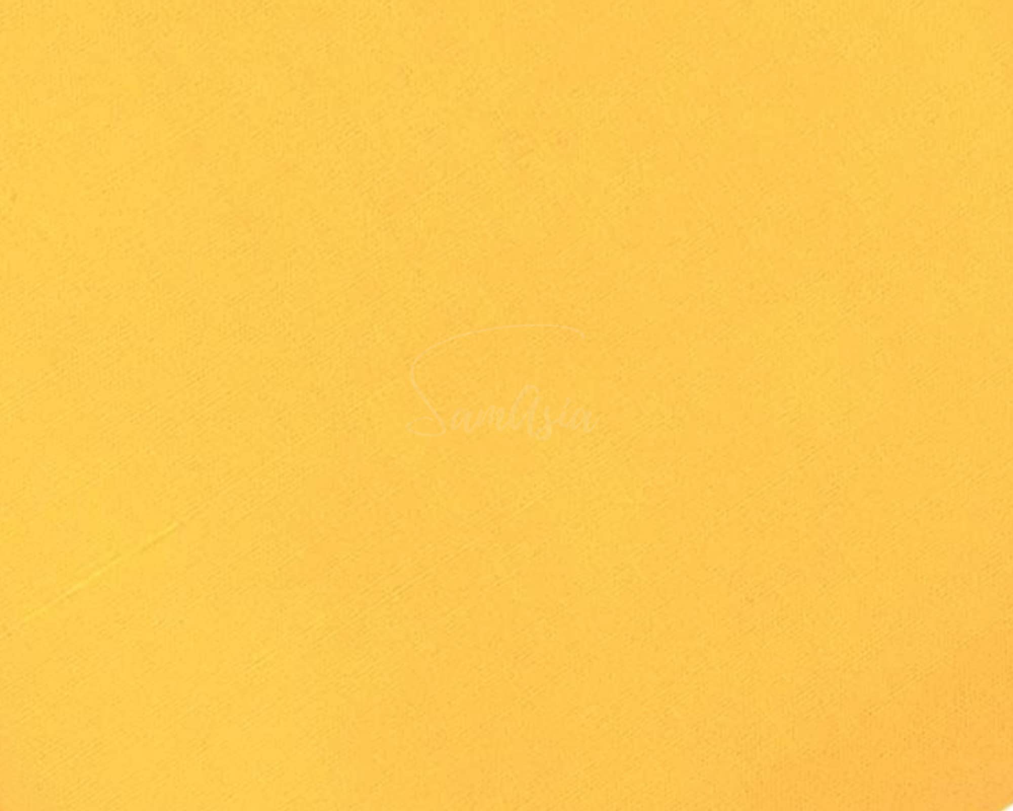 Plain Yellow Polycotton Fabric for Dressmaking Art & Craft, Sewing, Quilting, 1 METRE