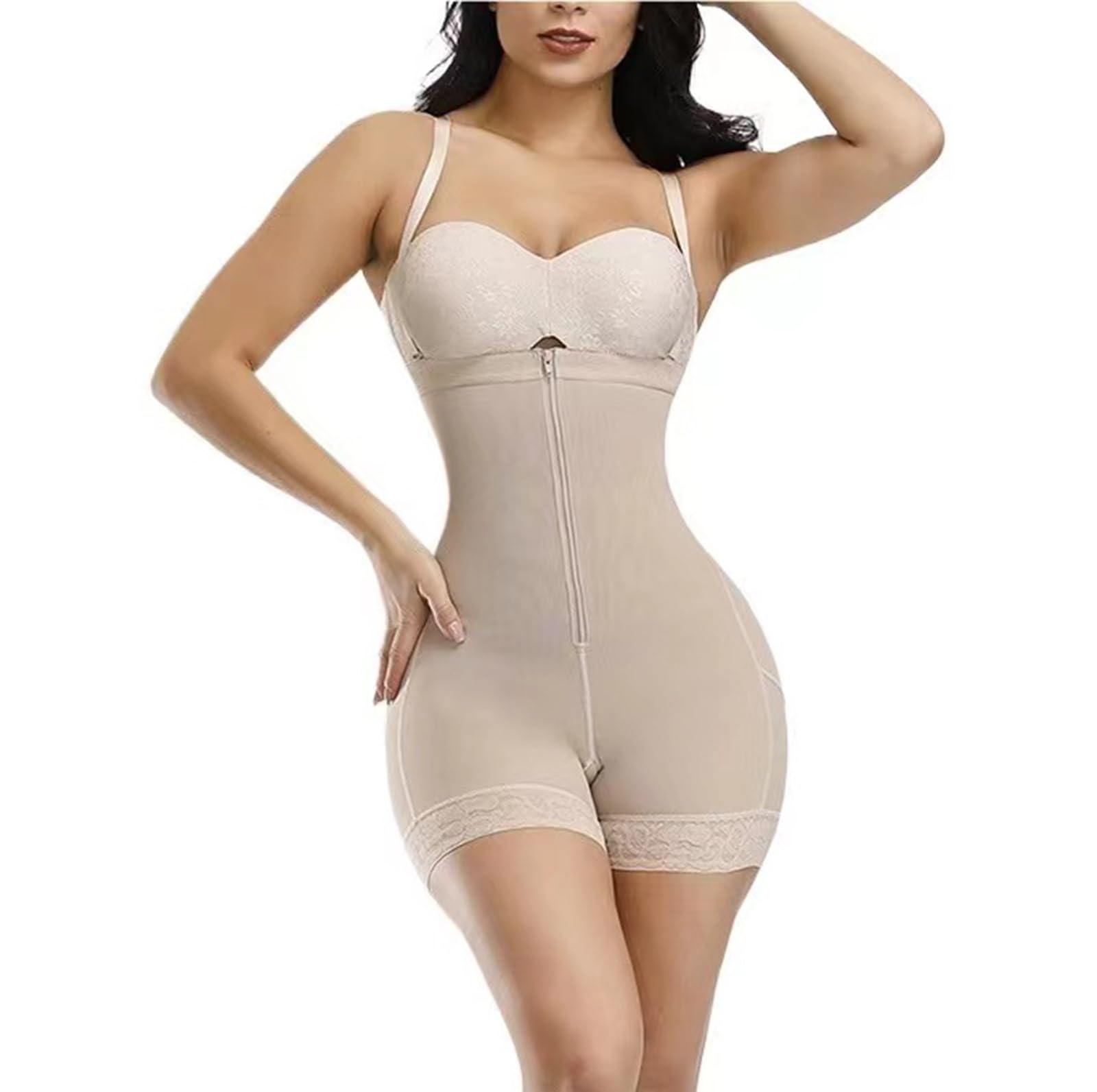 Panty Moldeador De Cuerpo Posparto Sin Tirantes, Levantador Glúteos