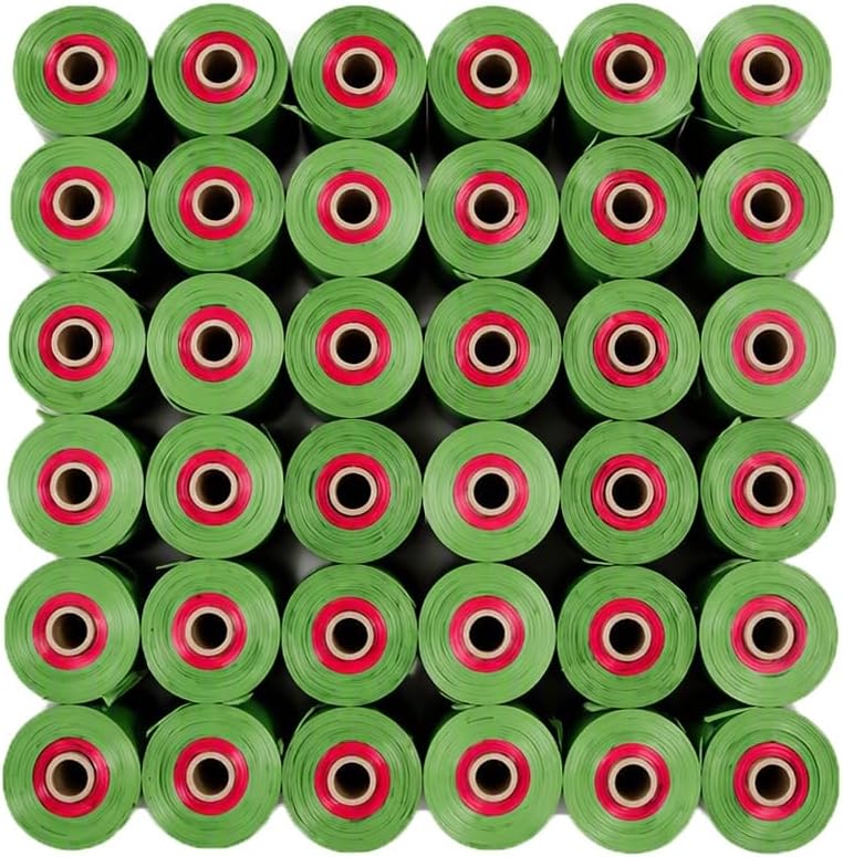 Poop Bags for Dogs, 540 Count Dog Bags for Poop, Unscented 36 Running Low Indicate Rolls, Thick Doggy Bag by PobbY