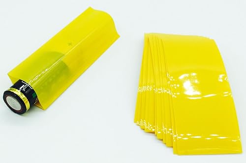 Miniatura 4 de 300 unids 10 Color 29.5MM 18.5MM Tubo de tubo termorretráctil de PVC plano para 18650 18500 batería película retráctil