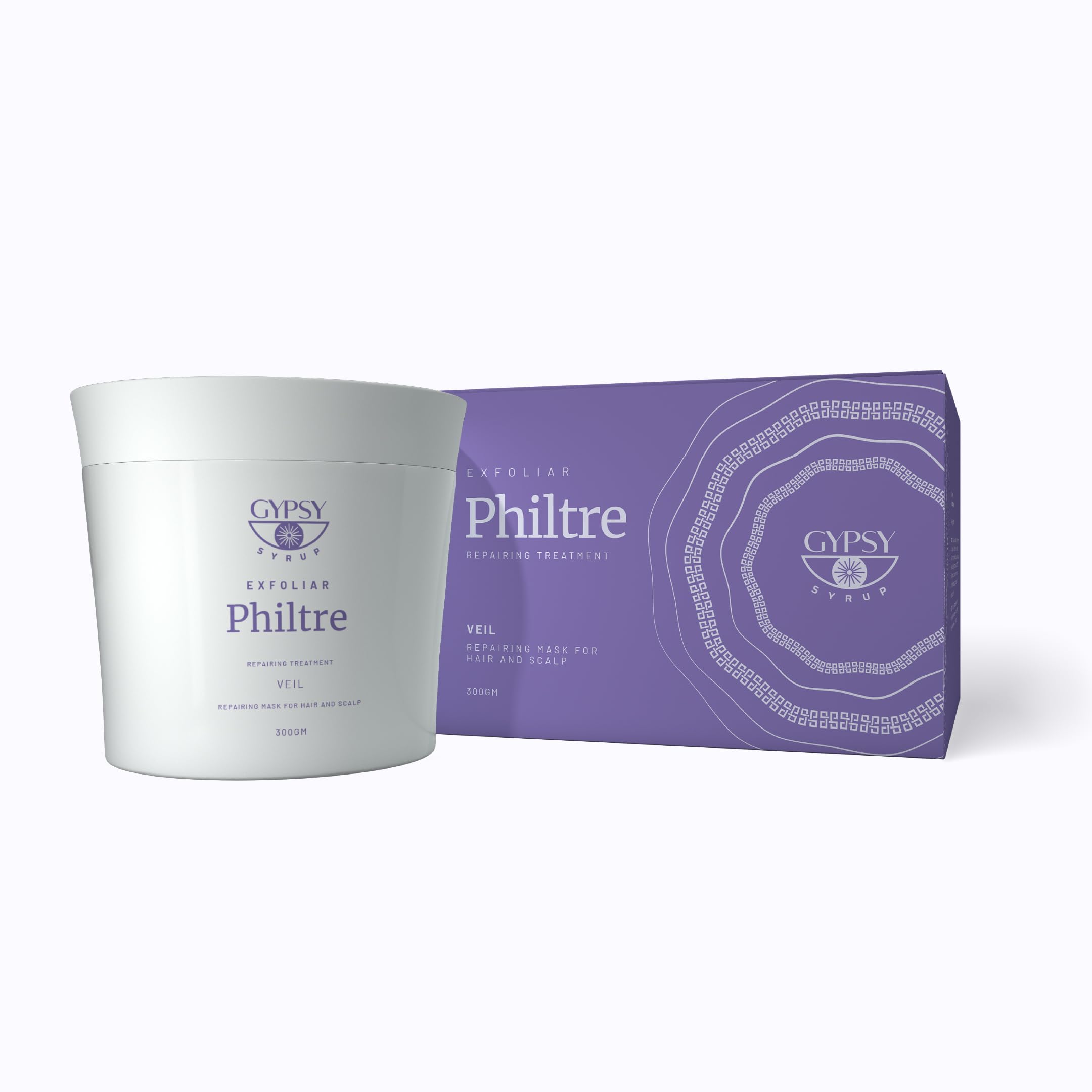Gypsy Syrup Philtre Repairing Hair Mask | For Hair And Scalp | Improves hair elasticity and strengthens the roots | Veil - 300g
