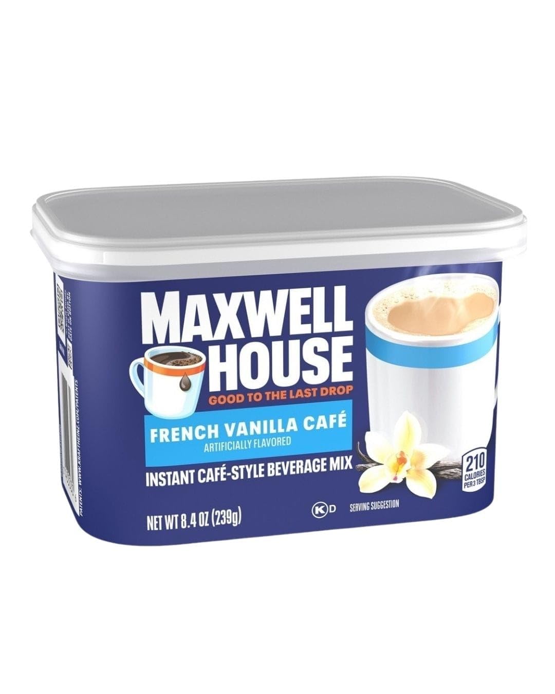 French Vanilla International instant Coffee 8.4 oz (pack of 2)