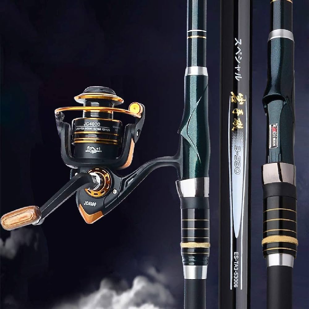 Amazon | 高炭素磯釣り竿3.5-6.3メートル超軽量斜めガイドリング