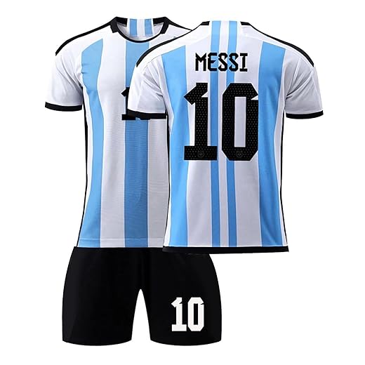 Kids soccer jersey boys jersey kit football suit soccer jersey shorts set for sports fan