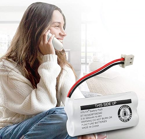 Miniatura 7 de Baterías para teléfono inalámbrico BT162342 BT262342 compatible con BT183342 BT283342 BT166342 BT266342 VTech CS6114 CS6419 CS6719 atT EL52300