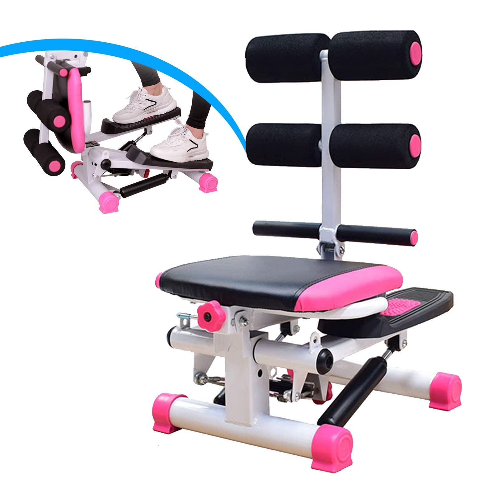 Buy Steppers for Exercise,Mini Stepper,Lateral Thigh Trainer,with Power
