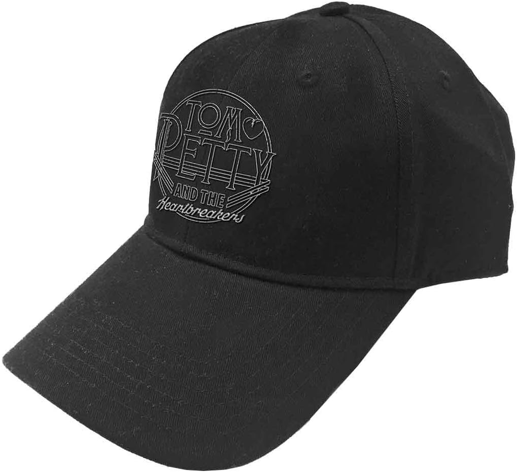 Tom Petty & The Heartbreakers Baseball Cap Circle Logo Official Black Strapback