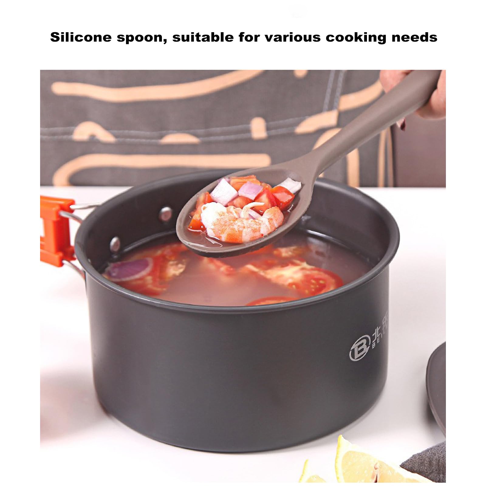 7 Stück Küchenhelfer Set, Silikon Küchenset Küchenutensilien Mit Utensilienhalter, Antihaft Hitzebeständiger Kochbesteck Kochutensilien Set Für Kochen, Gesund, Leicht Zu Reinigen