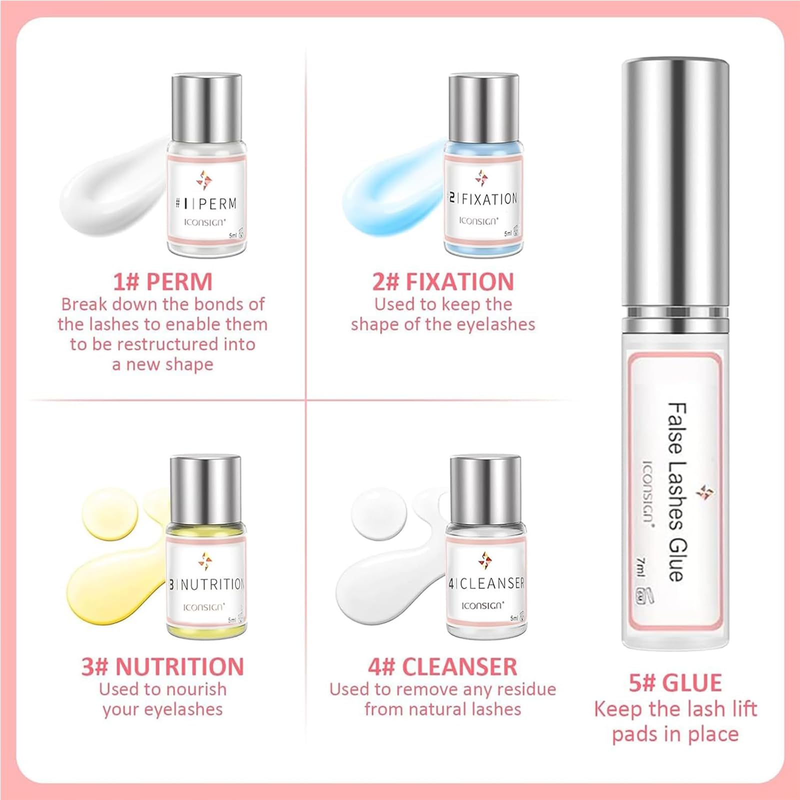 Rehaussement de Cils, Aikvigss Rehaussement Cils avec Teinture kit 4 en 1 Teinture et Lifting Professionnel et Sourcils,Lifting Rapide et Cils Volumineux,Sûr et Efficace