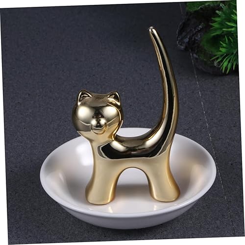 Miniatura 4 de Holibanna Bandeja de aretes para mujer, bandeja decorativa, bandeja de clasificación de cuentas, plato de joyería, plato decorativo para joyas,